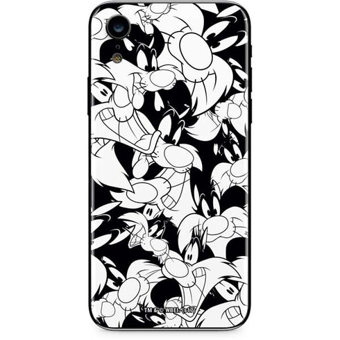 Looney Tunes Sylvester Super Sized Pattern iPhone XR Skin