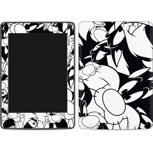 Looney Tunes Sylvester Super Sized Pattern Amazon Kindle Skin