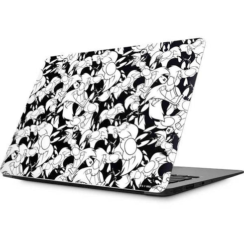 Looney Tunes Sylvester Super Sized Pattern Apple MacBook Skin