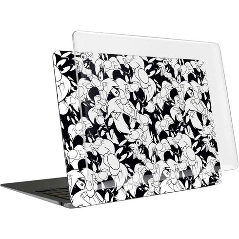 Looney Tunes Sylvester Super Sized Pattern MacBook Air 13in M1 (2021) Case plus Skin