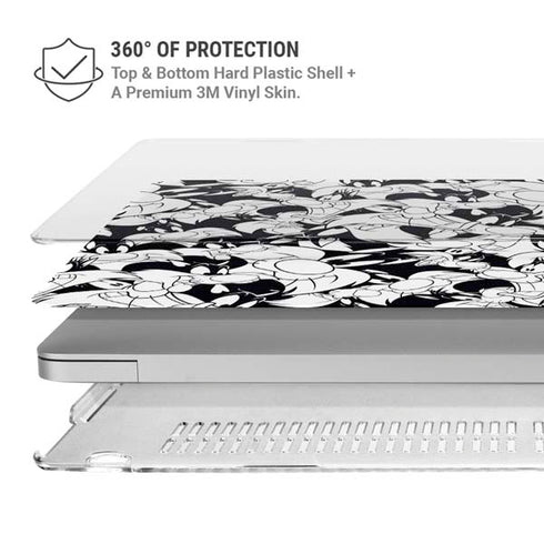Looney Tunes Sylvester Super Sized Pattern MacBook Air 13in M1 (2021) Case plus Skin