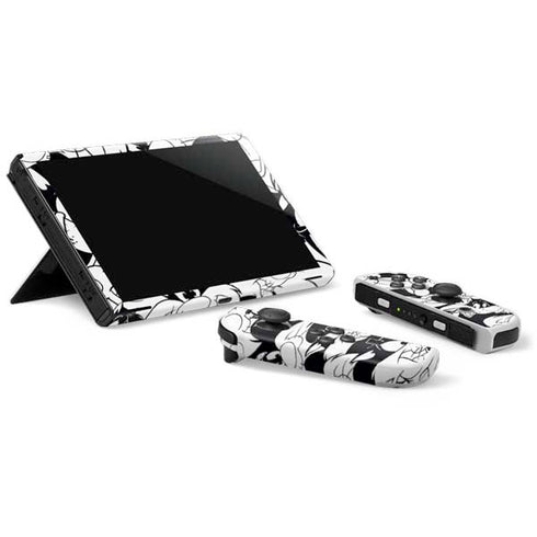 Looney Tunes Sylvester Super Sized Pattern Nintendo Switch OLED (2021) Skin