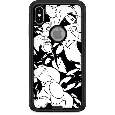 Looney Tunes Sylvester Super Sized Pattern Otterbox Commuter iPhone Skin