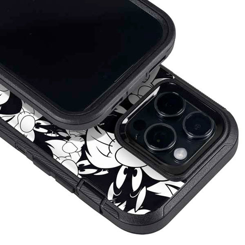 Looney Tunes Sylvester Super Sized Pattern Otterbox Defender iPhone Skin