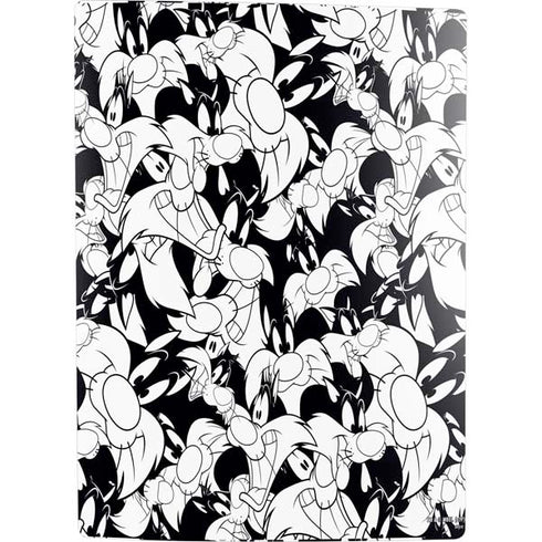 Looney Tunes Sylvester Super Sized Pattern PS5 Digital Edition Bundle Skin