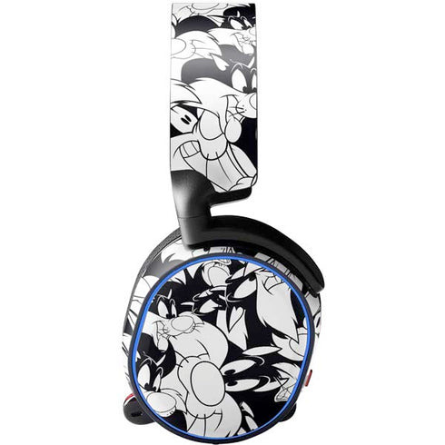 Looney Tunes Sylvester Super Sized Pattern SteelSeries Arctis 3 Skin