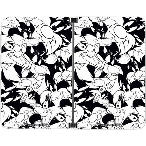 Looney Tunes Sylvester Super Sized Pattern Surface Duo Skin