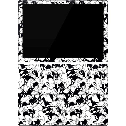 Looney Tunes Sylvester Super Sized Pattern Surface Pro 7 Skin