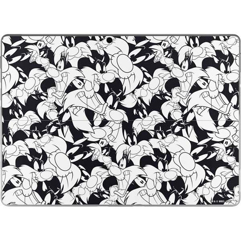 Looney Tunes Sylvester Super Sized Pattern Surface Pro 8 Skin