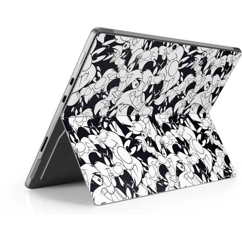 Looney Tunes Sylvester Super Sized Pattern Surface Pro 9 Skin