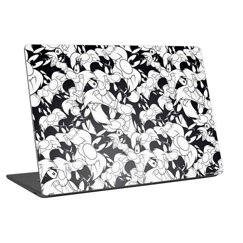 Looney Tunes Sylvester Super Sized Pattern Universal Laptop 11in (8.8 x 6.2in) Skin