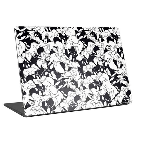 Looney Tunes Sylvester Super Sized Pattern Universal Laptop 16.6in (13.4 x 9.7in) Skin