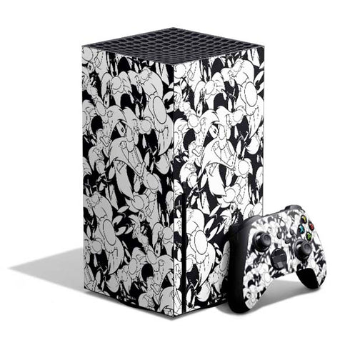 Looney Tunes Sylvester Super Sized Pattern Xbox Series X Bundle Skin