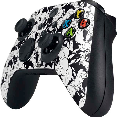 Looney Tunes Sylvester Super Sized Pattern Xbox Series X Controller Skin