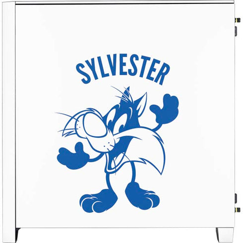 Looney Tunes Sylvester the Cat Big Head Corsair 4000D Tempered Glass Mid-Tower ATX Case Skin