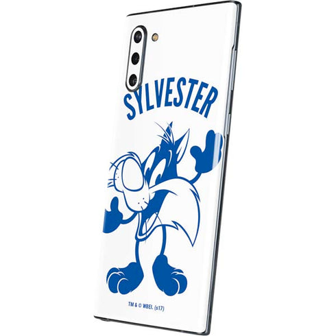 Looney Tunes Sylvester the Cat Big Head Galaxy Note 10 Skin
