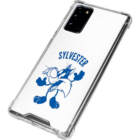 Looney Tunes Sylvester the Cat Big Head Galaxy Note20 5G Clear Case
