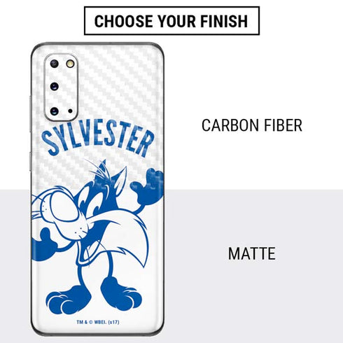 Looney Tunes Sylvester the Cat Big Head Galaxy S20 Skin
