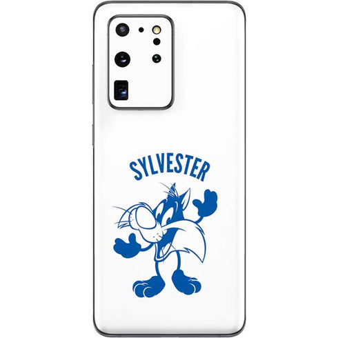 Looney Tunes Sylvester the Cat Big Head Galaxy S20 Ultra 5G Skin