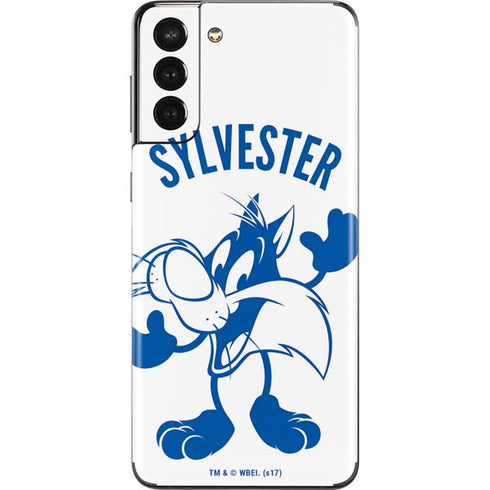 Looney Tunes Sylvester the Cat Big Head Galaxy S21 Plus 5G Skin