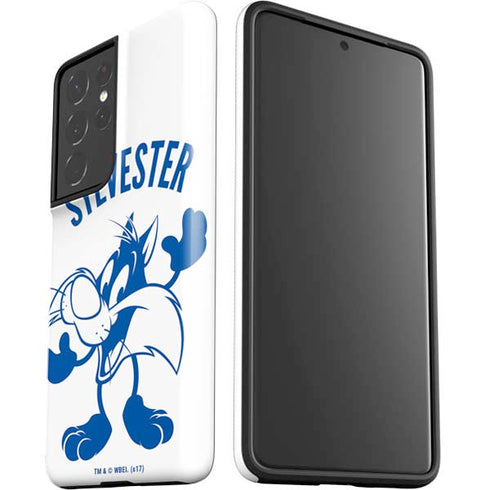 Looney Tunes Sylvester the Cat Big Head Galaxy S21 Ultra 5G Pro Case