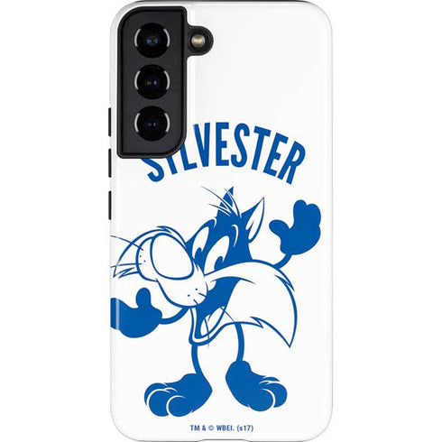 Looney Tunes Sylvester the Cat Big Head Galaxy S22 Pro Case