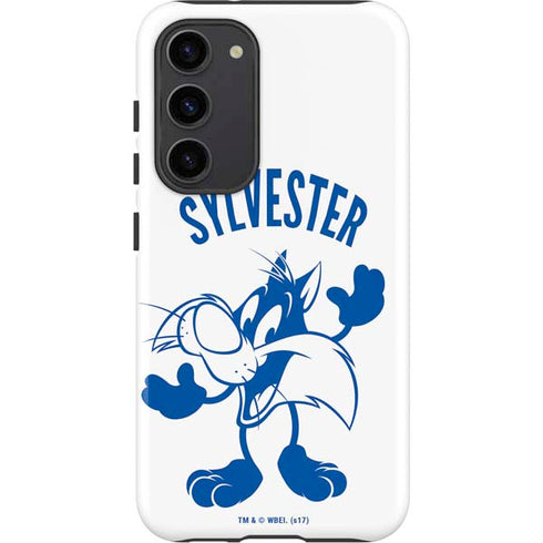 Looney Tunes Sylvester the Cat Big Head Galaxy S23 Plus Pro Case