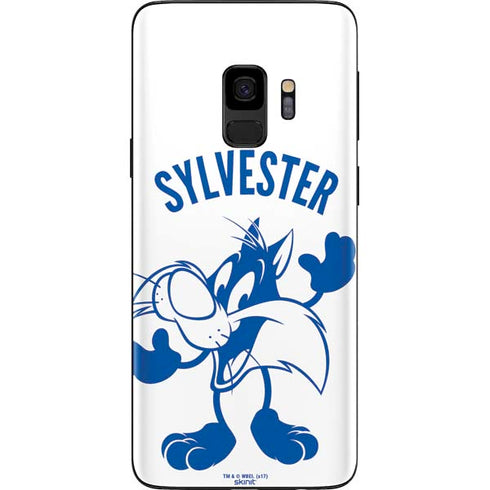 Looney Tunes Sylvester the Cat Big Head Galaxy S9 Skin