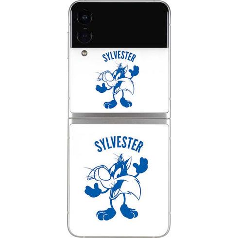 Looney Tunes Sylvester the Cat Big Head Galaxy Z Flip3 5G Skin