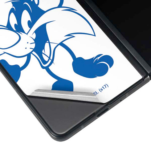 Looney Tunes Sylvester the Cat Big Head Galaxy Z Fold3 5G Skin
