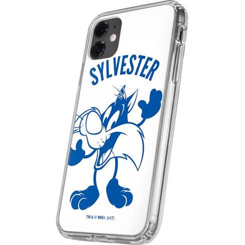 Looney Tunes Sylvester the Cat Big Head iPhone 11 Clear Case