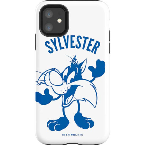 Looney Tunes Sylvester the Cat Big Head iPhone 11 Impact Case