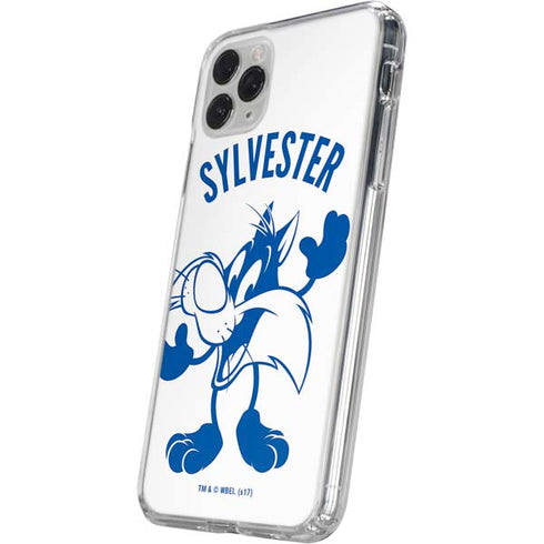 Looney Tunes Sylvester the Cat Big Head iPhone 11 Pro Clear Case