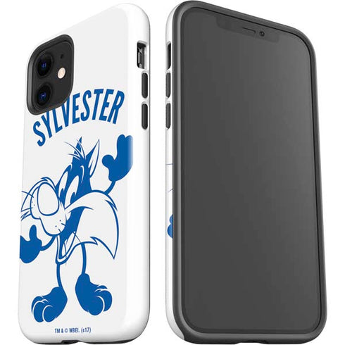 Looney Tunes Sylvester the Cat Big Head iPhone 12 Impact Case