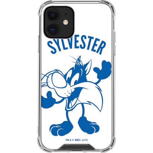 Looney Tunes Sylvester the Cat Big Head iPhone 12 Mini Clear Case