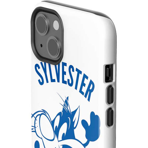Looney Tunes Sylvester the Cat Big Head iPhone 14 Plus Impact Case