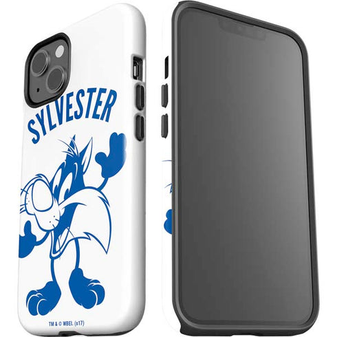 Looney Tunes Sylvester the Cat Big Head iPhone 14 Plus Impact Case