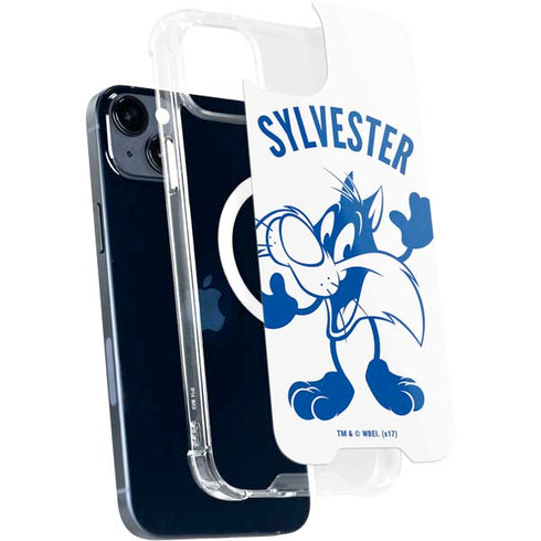 Looney Tunes Sylvester the Cat Big Head iPhone 14 Plus MagSafe Case