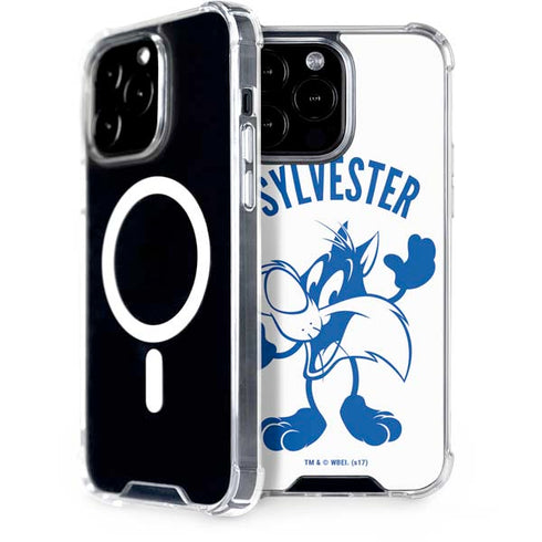 Looney Tunes Sylvester the Cat Big Head iPhone 15 Pro Max MagSafe Case