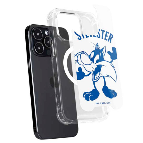 Looney Tunes Sylvester the Cat Big Head iPhone 15 Pro Max MagSafe Case