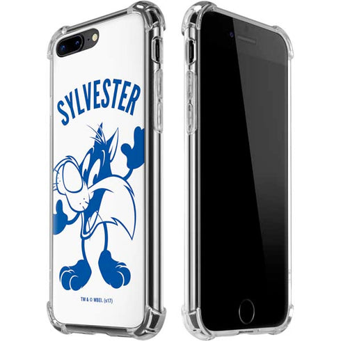 Looney Tunes Sylvester the Cat Big Head iPhone 7/8 Plus Clear Case