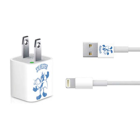 Looney Tunes Sylvester the Cat Big Head iPhone Charger (5W USB) Skin