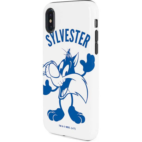 Looney Tunes Sylvester the Cat Big Head iPhone X Pro Case