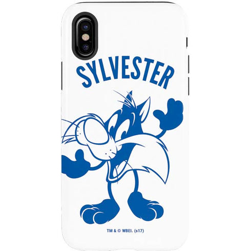 Looney Tunes Sylvester the Cat Big Head iPhone XS Pro Case