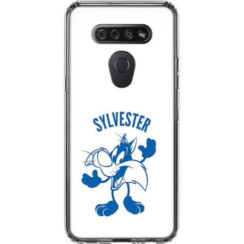 Looney Tunes Sylvester the Cat Big Head LG K51/Q51 Clear Case