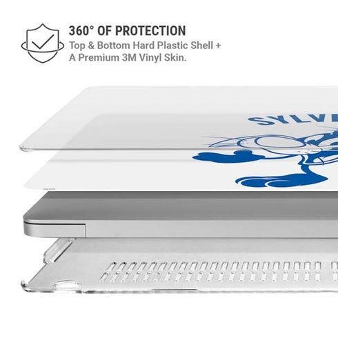 Looney Tunes Sylvester the Cat Big Head MacBook Air 15in (2023-2025) Case plus Skin