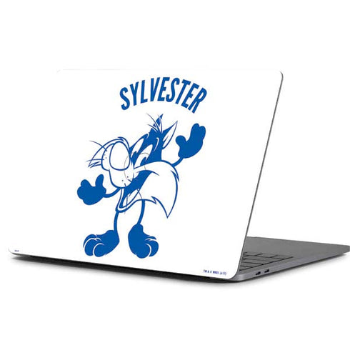 Looney Tunes Sylvester the Cat Big Head Apple MacBook Pro 13-inch Skin
