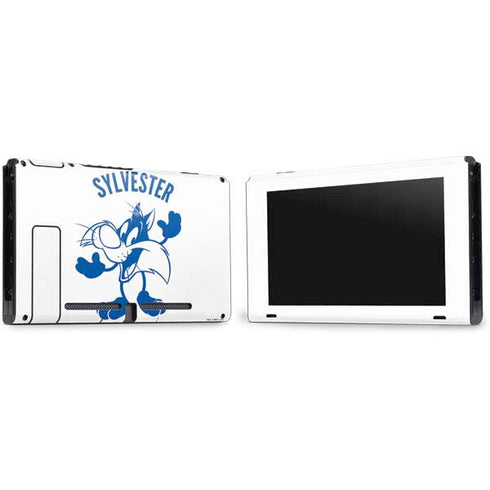 Looney Tunes Sylvester the Cat Big Head Nintendo Switch Bundle Skin