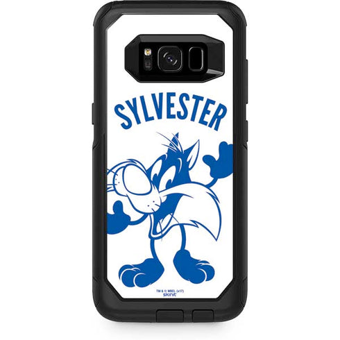 Looney Tunes Sylvester the Cat Big Head Otterbox Commuter Galaxy Skin