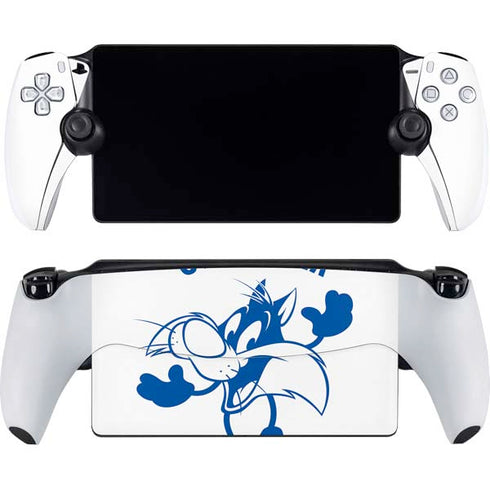 Looney Tunes Sylvester the Cat Big Head PlayStation Portal Remote Player Skin